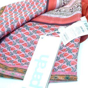 Parah Pareo Women's Multi-Color Wrap Scarf 110 X 170 NWT